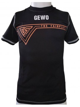 เสื้อปิงปอง Gewo (ผ้า Polyester สำหรับใส่เล่นกีฬา) สีดำ