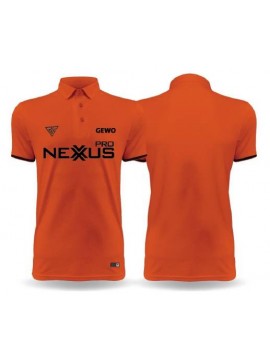 เสื้อปิงปอง Gewo Nexxus (ผ้า Micro Polyester สำหรับใส่เล่นกีฬา) สีแสด