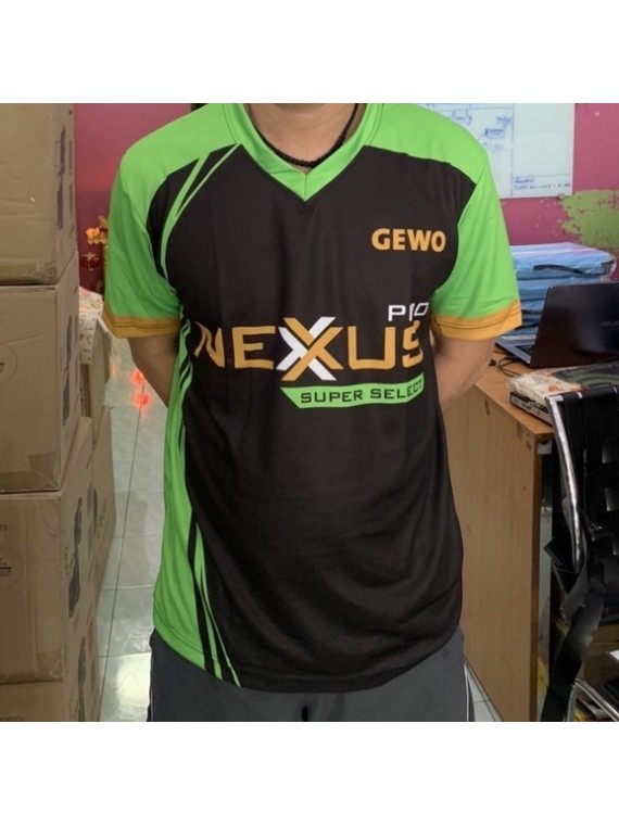 เสื้อปิงปอง Gewo Nexxus Super Select (ผ้า Polyester สำหรับใส่เล่นกีฬา) ทันสมัย ใส่สบาย ระบายอากาศดีมาก