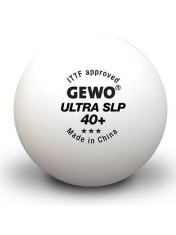 ลูกปิงปอง Gewo Ultra SLP 3 ดาว 6 ลูก แถมฟรี หน้ากากกันฝุ่น N95