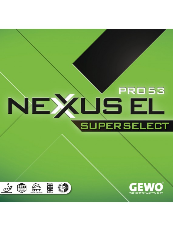 ไม้ปิงปอง ที่สุดของความแรง ใช้ปั่นอันดับสู่ระดับโลก Gewo Aruna Hinoki Carbon Off + ยางปิงปอง Gewo Nexxus Super Select EL 53 สองด้าน