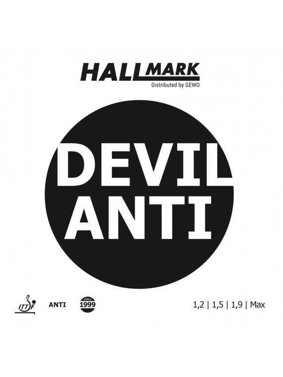 ยางปิงปอง HALLMARK DEVIL ANTI ( ยางแอนตี้ )