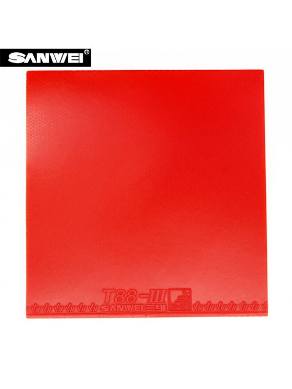 ยางปิงปอง SANWEI รุ่น T88-III แพ็คคู่ (ดำ+แดง) 