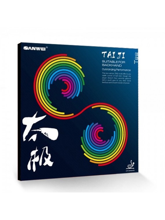 Table Tennis Racket Set Blade Sanwei Dynamo + Rubber Sanwei Gear Hyper + Rubber Sanwei T88-Taiji
