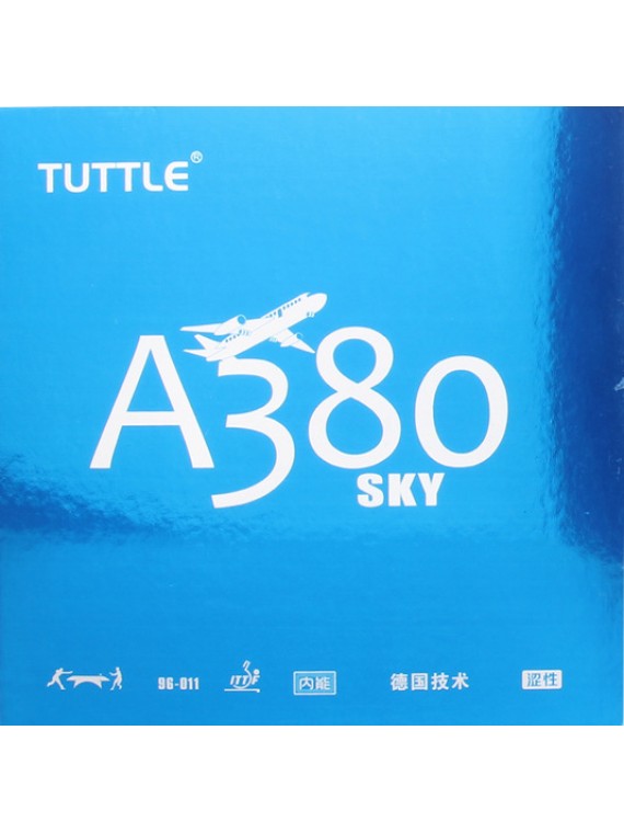 ไม้ปิงปองประกอบจัดชุด Air Black Carbon + ยางปิงปอง Gewo Nanoflexx eFt 48 + ยางปิงปอง TUTTLE รุ่น A380 SKY